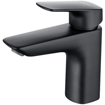 Смеситель для раковины Aquatek Вега AQ1010MB Черный матовый — фото 1, Смесители для раковины