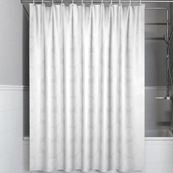 Штора для ванны Iddis Base 180х200 BD01P18i11 Белая — фото 1, Шторы для ванной