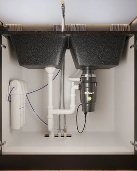 Кухонная мойка Domaci Бьелла DMC-85K GWS-85K-308 Черная — фото 7, Кухонные мойки