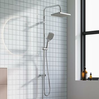 Душевая система Damixa Merkur 940000000 Хром — фото 1, Душевые стойки