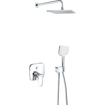 Душевая система Kludi Ameo 416720575 Хром — фото 1, Встраиваемые душевые комплекты