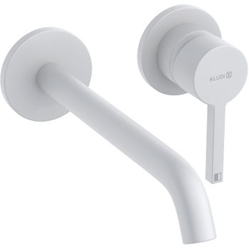 Смеситель для раковины Kludi Nova Fonte Pura 202455315 Белый матовый — фото 1, Смесители для раковины