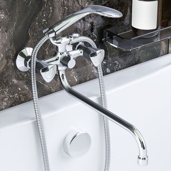 Смеситель для ванны Damixa Object 349500000 Хром — фото 8, Смеситель для ванны