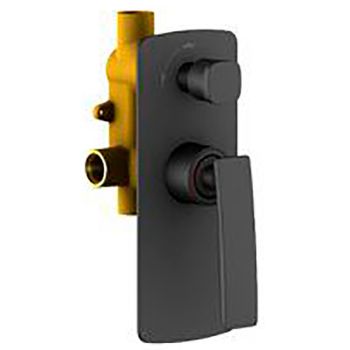 Душевая система Timo Helmi  SX-4099/03SM Черная матовая — фото 4, Встраиваемые душевые комплекты