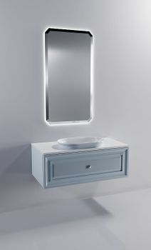 Зеркало Astra Form Шарм Премьер 60 03340004 с подсветкой с фацетом — фото 3, Зеркала в ванную комнату