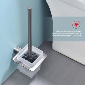 Ершик для унитаза Raglo R301.10.09 Графит — фото 3, Ершики для унитаза