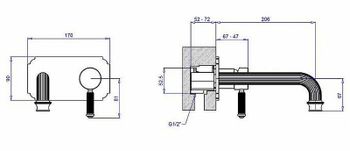 Смеситель для раковины Cezares Olimp BLSM2-L OLIMP-BLSM2-01-L Хром — фото 2, Смесители для раковины