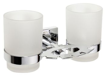 Держатель зубной щетки со стаканом Bemeta Beta 132110042 Хром — фото 1, Стаканы для зубных щеток