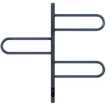 Электрический полотенцесушитель Vincea 44х80 VTD-1R2CGE Графит — фото 2, Электрические полотенцесушители