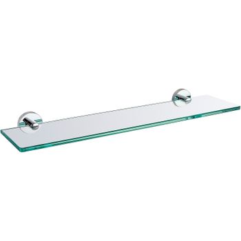Стеклянная полка Allen Brau Priority 6.31013-00 Хром — фото 1, Полки для ванной и душа