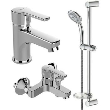 Комплект смесителей Vidima Calista B1435AA Хром — фото 1, Готовые комплекты для ванной комнаты