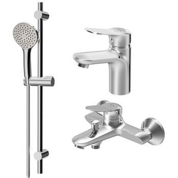 Комплект смесителей AM.PM Sunny F40985C00 Хром — фото 1, Готовые комплекты для ванной комнаты