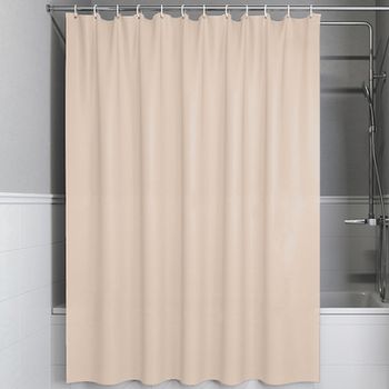 Штора для ванны Iddis Promo 180х200 P01PE18i11 Бежевая — фото 1, Шторы для ванной