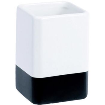 Стакан для зубных щеток Fixsen Text FX-230-3 Белый — фото 1, Стаканы для зубных щеток