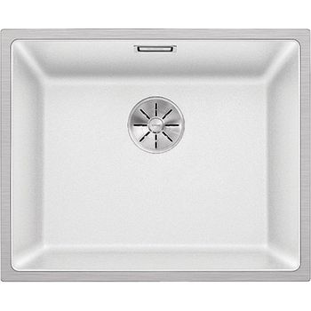 Кухонная мойка Blanco Subline 500-IF SteelFrame 524110 Белая — фото 1, Кухонные мойки