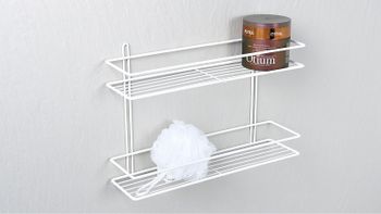 Полка корзина Fixsen FX-730W-2 Белый — фото 2, Полки для ванной и душа