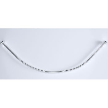 Карниз для ванны 1MarKa Trapani 140х140 05тр1414 Хром — фото 1, Карнизы для ванной