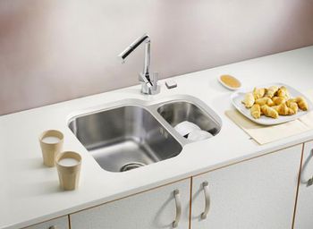 Кухонная мойка Alveus Duo 70 SAT-90 560x440 1039363 Сатинированная сталь — фото 2, Кухонные мойки
