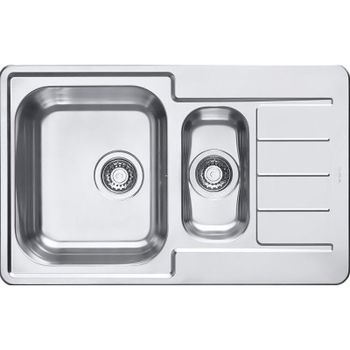 Кухонная мойка Alveus Line Maxim 70 SAT-90 790x500 1089614 Сатинированная сталь — фото 1, Кухонные мойки
