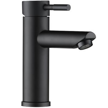 Смеситель для раковины Orange Steel M99-021b Черный матовый — фото 2, Смесители для раковины