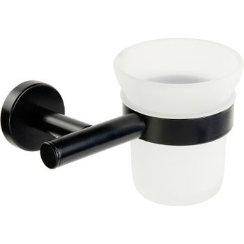 Стакан для зубных щеток Migliore Fortis 31755 Черный матовый — фото 1, Стаканы для зубных щеток