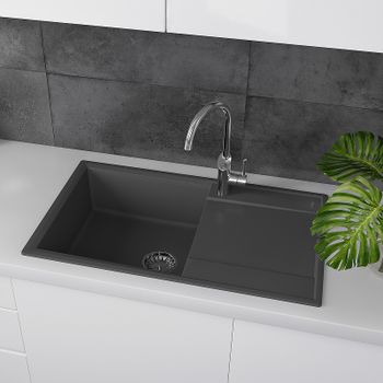 Кухонная мойка Lemark Imandra 840 9910032 Бежевая — фото 3, Кухонные мойки