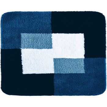 Коврик для ванной комнаты Ridder Coins 55x50 7103803 Синий — фото 1, Коврики для ванной комнаты