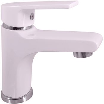 Смеситель для раковины Rav Slezak Colorado CO126.5BC Белый глянцевый Хром — фото 1, Смесители для раковины