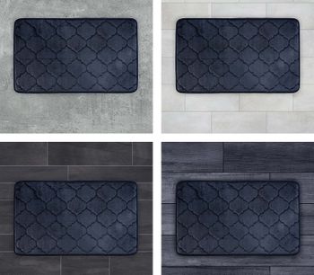 Коврик для ванной комнаты Iddis Basic 50х80 B20P580i12 Темно-синий — фото 10, Коврики для ванной комнаты