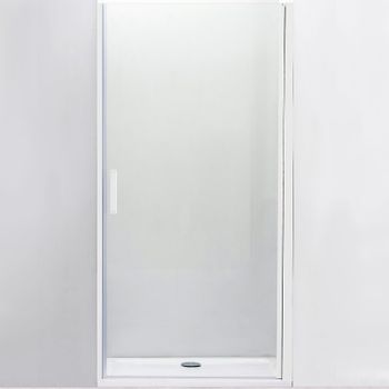 Душевая дверь Cezares Relax 90 RELAX-B-1-90-C-Bi профиль Серый стекло прозрачное — фото 1, Распашные душевые двери