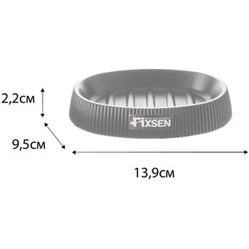 Товар: Мыльница Fixsen Black Boom FX-411-4 Черная - фото 3 Мыльница Fixsen Black Boom FX-411-4 Черная — фото 3, Мыльницы