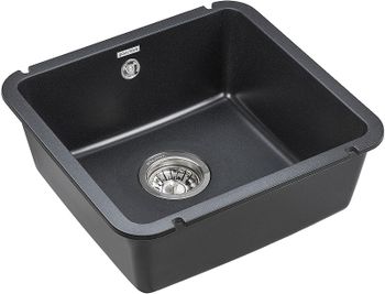 Кухонная мойка Paulmark Unter PM204543-BL Черная — фото 2, Кухонные мойки