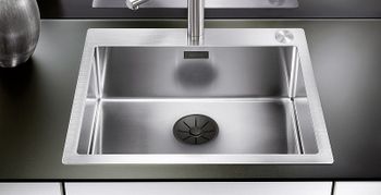 Выпуск для мойки Blanco C-overflow 239975 Черный матовый — фото 4, Донные клапаны