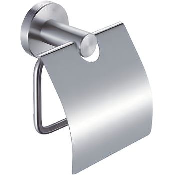 Держатель туалетной бумаги Haiba HB8303 с крышкой Нержавеющая сталь — фото 1, Держатели туалетной бумаги