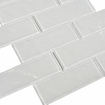 Мозаика Bonaparte Стеклянная Rumba White 30х30 см — фото 2, Мозаика