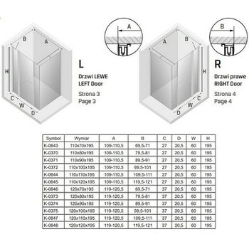 Душевой уголок New Trendy New Soleo Chrome 110х100 K-0372 профиль Хром стекло прозрачное — фото 8, Прямоугольные душевые уголки