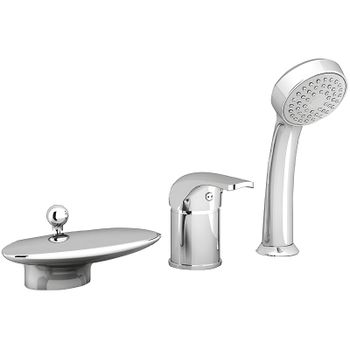 Смеситель на борт ванны Ravak Rosa RS 025.00 X07P003 Хром — фото 1, Смесители на борт ванны