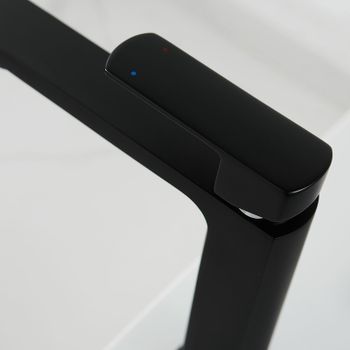 Смеситель для раковины Vincea Next VBF-1N1MB Черный матовый — фото 3, Смесители для раковины