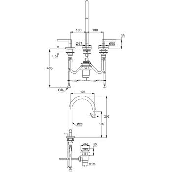 Товар: Смеситель для раковины Kludi Nova Fonte Puristic 201433915 Черный матовый - фото 3 Смеситель для раковины Kludi Nova Fonte Puristic 201433915 Черный матовый — фото 3, Смесители для раковины