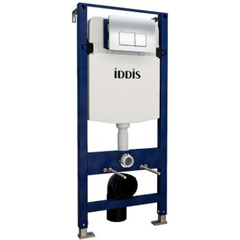Инсталляция Iddis Optima Home OPH00GCi32K для унитаза с клавишей смыва Хром — фото 1, Инсталляции для унитазов