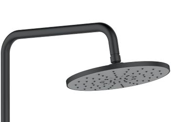 Душевая система WellWant by Agger Nero WWDS0W4428125B с термостатом Черная — фото 4, Душевые стойки