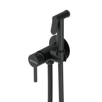 Гигиенический душ со смесителем Damixa Option 217000000 Черный матовый — фото 4, Гигиенические души