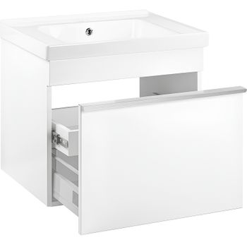 Тумба под раковину Veedi Novel 60 NVL600T-DR подвесная Белая — фото 2, Тумбы под раковину