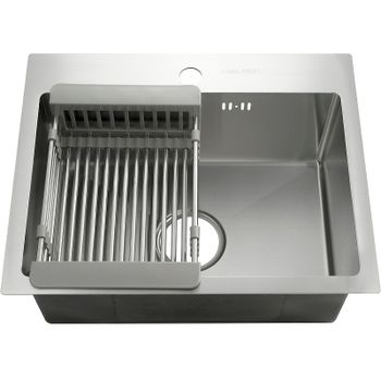 Кухонная мойка Fabia 50х40 504030 Сатин — фото 1, Кухонные мойки