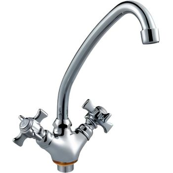 Смеситель для кухни Frap H24 F4124 Хром — фото 1, Смесители для кухни