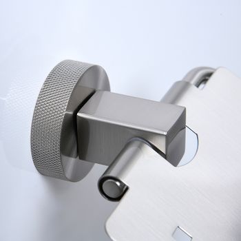 Держатель туалетной бумаги WasserKRAFT Tauber K-64425 с крышкой Никель — фото 3, Держатели туалетной бумаги