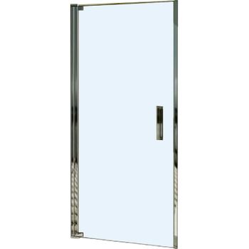 Душевая дверь в нишу WeltWasser WW600 K1 80 10000002731 профиль Хром стекло прозрачное — фото 1, Распашные душевые двери