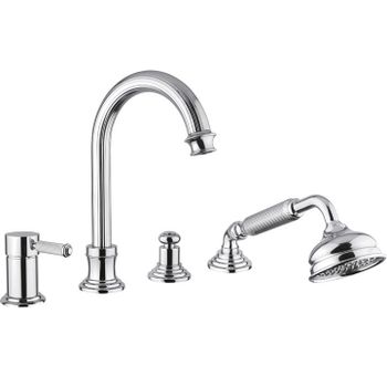 Смеситель на борт ванны Cezares Olimp OLIMP-BVDM-01-L Хром — фото 1, Смесители на борт ванны