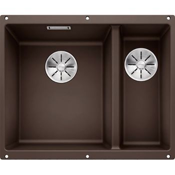 Кухонная мойка Blanco Subline 340/160-U L 523557 Кофе — фото 1, Кухонные мойки