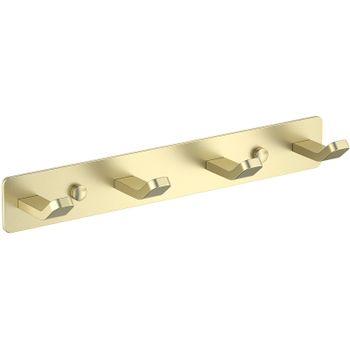 Вешалка для полотенец Schein Klimt 9214BG Золото матовое — фото 1, Крючки для полотенец